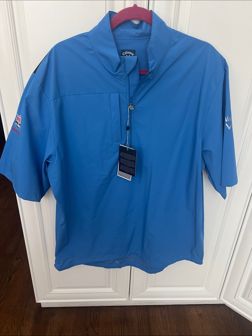 Callaway Men's Short-Sleeve Pullover Jacket - Blue